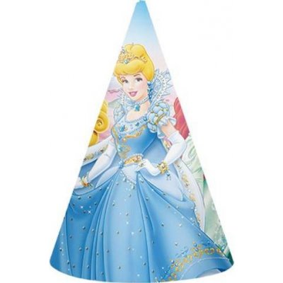 Párty papírová čepička Popelka 6ks - Cakesicq – Zboží Dáma