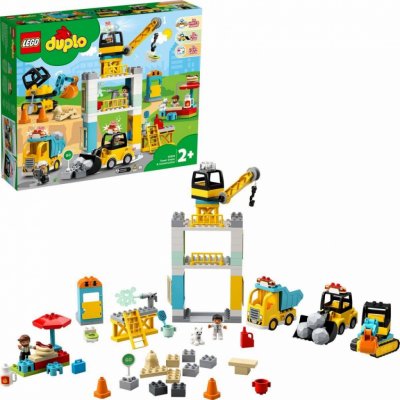 LEGO® DUPLO® 10933 Stavba s věžovým jeřábem – Zboží Mobilmania