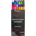 Artmagico akrylový popisovač 1 mm 24 ks 80074 – Zboží Živě