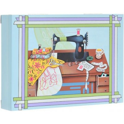 Dřevěná krabička na pomůcky PRYM 612504 – Zboží Mobilmania