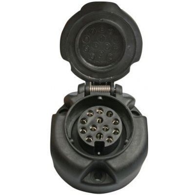 Zásuvka 13+1pin s mikrospínačem 121172, Erich Jaeger – Sleviste.cz