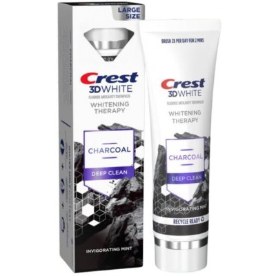 Procter & Gamble Crest 3D WHITE CHARCOAL s uhlím 130 g – Hledejceny.cz