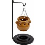 Nefertitis aroma lampa keramická Závěsný kotlík hnědý NF59884 cca 10 x 20 cm – Sleviste.cz