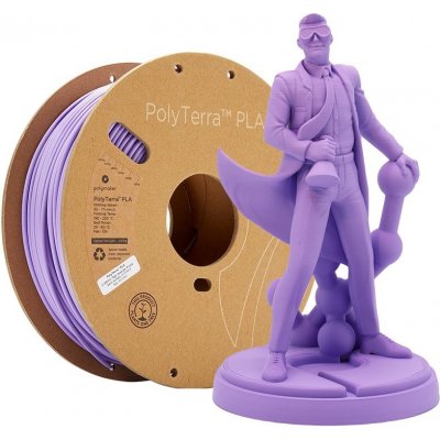 Polymaker PolyTerra Lavender Purple, 1,75 mm, 1 kg – Zboží Mobilmania