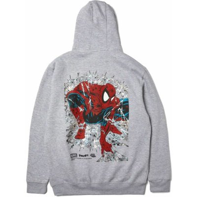 HUF mikina x Spider-Man Arachknight Fz H šedá – Zboží Dáma