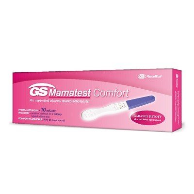 GS Mamatest Comfort 10 Těhotenský test 1 ks – Zboží Dáma