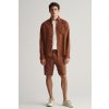 Pánské kraťasy a šortky Gant RELAXED LINEN DS SHORTS COGNAC BROWN