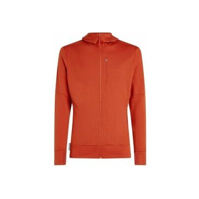 Icebreaker Merino 260 Quantum IV LS Zip Hoodie Men AGATE oranžová – Zboží Mobilmania