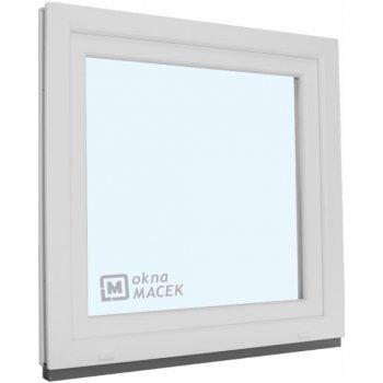 KNIPPING Plastové okno - 70 AD, 900x900 mm, OS, bílá Otevírání: levé, Sklo: čiré
