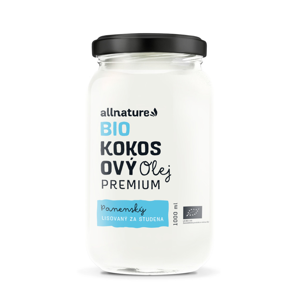 Allnature Premium kokosový olej bio 1 l od 209 Kč - Heureka.cz