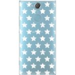 Pouzdro iSaprio - Stars Pattern Sony Xperia XA2 bílé – Zboží Mobilmania