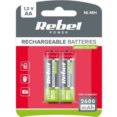 REBEL 2600mAh 2ks BAT2003 – Zboží Živě