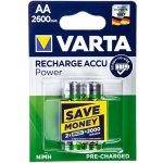 Varta Power AA 2600 mAh 2ks 5716101402 – Zbozi.Blesk.cz