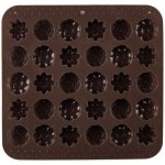 Banquet Formičky na čokoládu silikonové Culinaria Brown 21,4x20,6 cm – Zboží Dáma