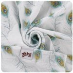 Kikko Bambusová zavinovačka Digi Peacock Feathers – Hledejceny.cz