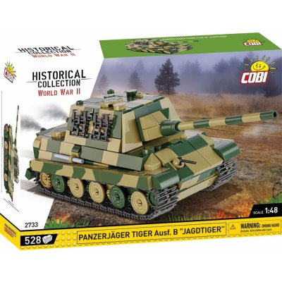 COBI 2733 World War II Německý těžký stíhač tanků Panzerjäger Tiger Ausf.B Jagdtiger – Hledejceny.cz