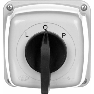 Elektromet Vačkový spínač L-0-P 3P 16A v krytu IP65 Arc 16-43 921620 – Hledejceny.cz