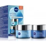 Nivea Hydra Skin Effect osvěžující gelový krém na den 50 ml + Hydra Skin Effect hydratační gel krém na noc 50 ml dárková sada – Zboží Mobilmania