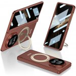 GKK ROTATE Ochranný kryt se stojánkem Honor Magic V5 bordó – Zboží Živě