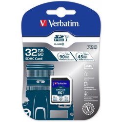 Verbatim Secure Digital Card Pro U3 32GB U3 47021