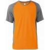 Pánské sportovní tričko ProAct pánské dvoubarevné sportovní tričko oranžové-šedé