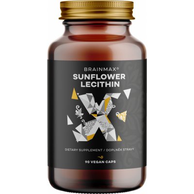 BrainMax Sunflower Lecithin 90 rostlinných kapslí – Hledejceny.cz