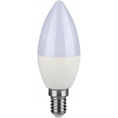 V-tac LED žárovka E14, C37, 2,9W, 250lm, 180° Teplá bílá – Zboží Mobilmania