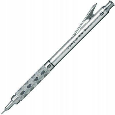 Pentel GraphGear 1000 PG1015 0,5mm stříbrno-černá – Hledejceny.cz