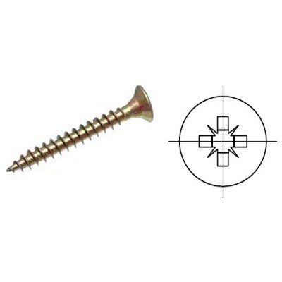Strong Vrut zápustná hlava PZ zinek žlutý 3 x 12 mm PZ1 (2000 ks) – Hledejceny.cz