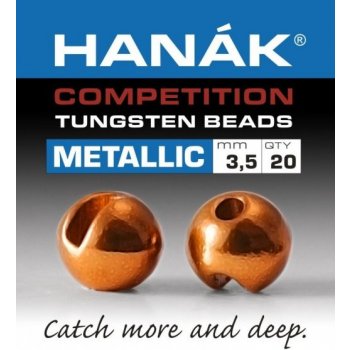 Hanák Tungstenové kuličky Competition Metallic+ Oranžová 2,5mm 20ks