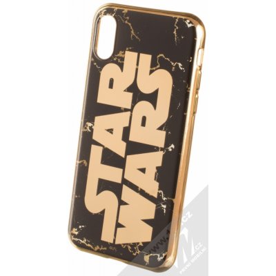 Pouzdro Star Wars Luxury Chrome 007 iPhone X zlaté