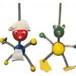 Dřevěná dekorace - hračka na pružině – Hledejceny.cz