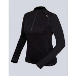 Gina pánský rolák se zipem s dlouhým rukávem Merino 88016P černý – Zboží Mobilmania