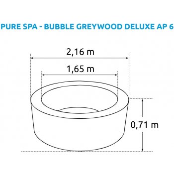 Intex Pure Spa Bubble Wood 28442