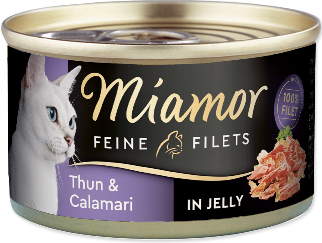 Miamor Feine Filets tuňák a kalamáry v želé 100 g