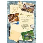 ARGUS Přání k 50. narozeninám 15-8017c50 – Zboží Dáma