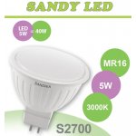 SANDRIA LED žárovka 12V S2700 SANDY LED MR16 5W SMD 3000K – Hledejceny.cz