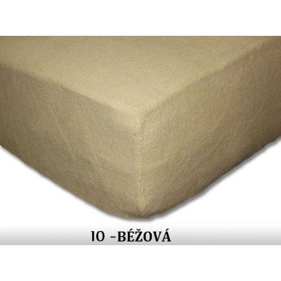 FIT Prostěradlo pro dětský kočárek 180g/m2 béžové 38x80