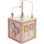 Tiamo Little Dutch dřevěná aktivní kostka pink new – Hledejceny.cz