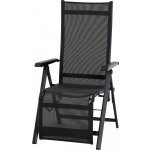 Siena Garden Tesoro Relax M29538 zahradní židle hliník, plast antracit (matný), černá, stříbrná – Hledejceny.cz
