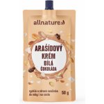 Allnature Arašídový krém s bílou čokoládou 50 g – Zboží Dáma