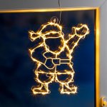 Haushalt International Světelná dekorace do okna Santa š 35 × h 1 × v 43 cm – Hledejceny.cz