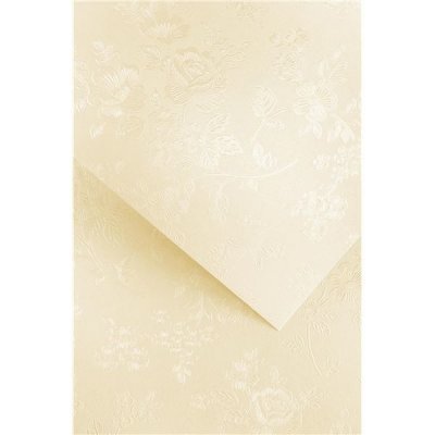 Ozdobný papír Floral 220g bílá 20ks Galeria Papieru – Zboží Dáma
