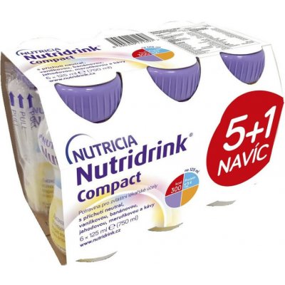 NUTRIDRINK COMPACT 5+1 POR SOL 6X125ML