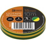 Emos F61515 páska izolační PVC 15 mm x 10 m zeleno-žlutá – Sleviste.cz