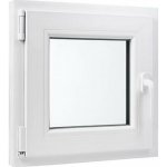 Bravo Plastové okno UNI OS1 50X50 L, bílé – Sleviste.cz