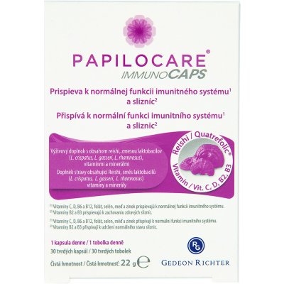 Papilocare Immunokapslí 30 tvrdých tobolek – Sleviste.cz