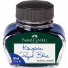 Tuš a inkoust Faber-Castell Lahvičkový inkoust modrý 30 ml