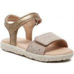 Geox J Sandal Haiti Girl J028ZA 007NF C0208 Platinum/Beige – Zboží Mobilmania