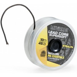 Mivardi šňůra Lead core SuperSoft Stealth 10m 45lb